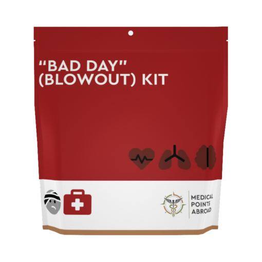 Portable First Aid Kit for Bad Day life threatening injuries.