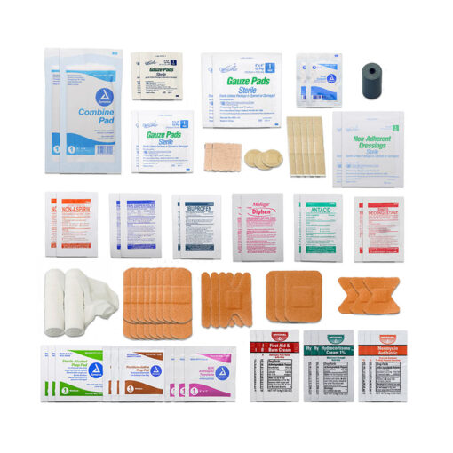 Bandage and Boo-Boo Kit individual content components pictured.