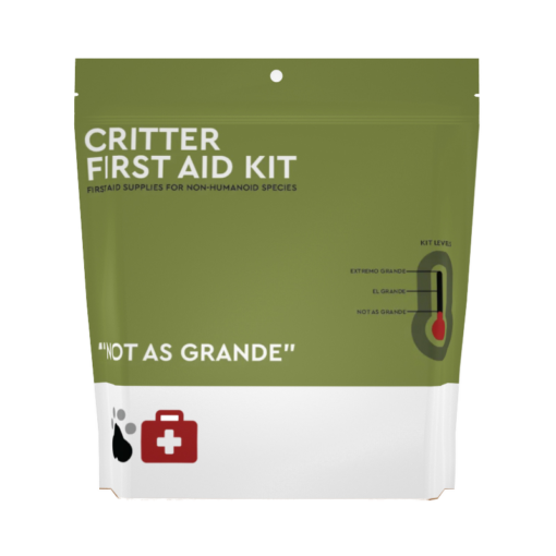 Critter First Aid Kit Not as Grande is everything you need to provide first aid for dogs, cats and small animal medical emergencies.