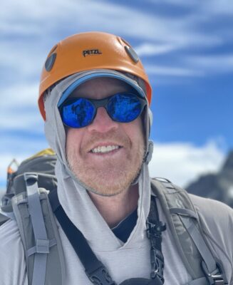 Eric Shaw of MPA mountain climbing