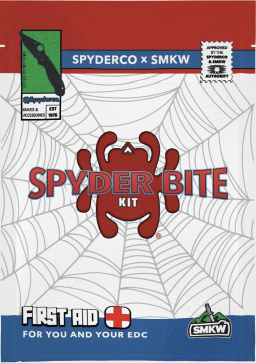 Pouch, Flat, 5 x 7, Spyderco, Spyderbite Kit